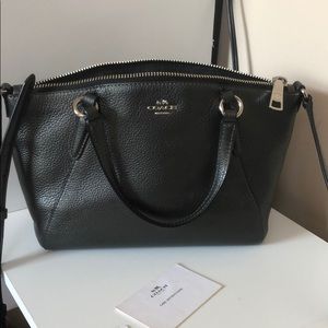 Coach Metallic Pebble Leather Mini Kelsey